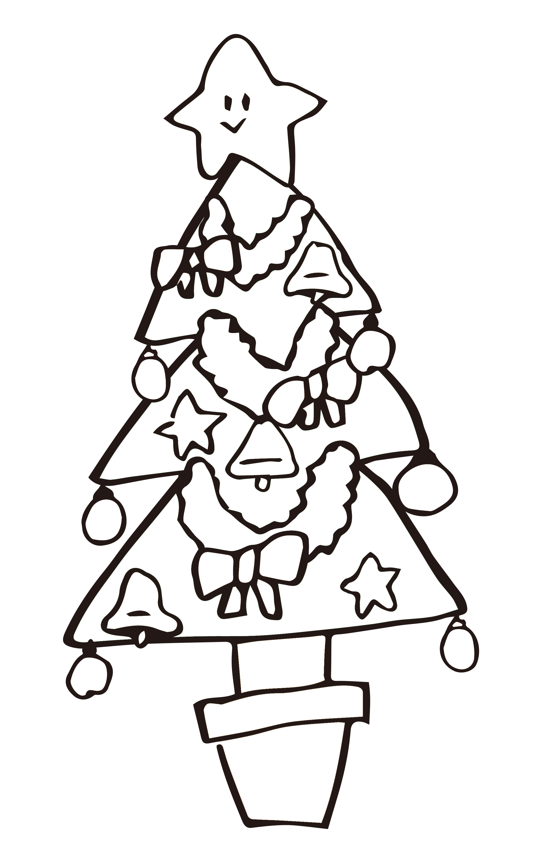 クリスマスツリーのイラスト ゆるくてかわいい無料イラスト アイコン素材屋 ぴよたそ