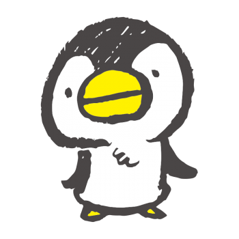 おどるペンギン（GIFアニメ）のイラスト