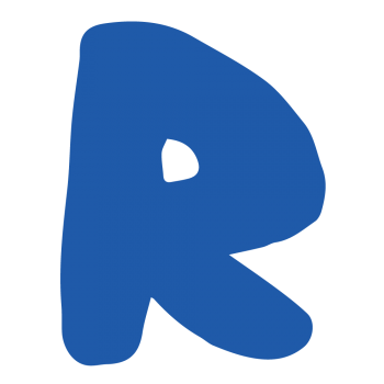 アルファベット「R」