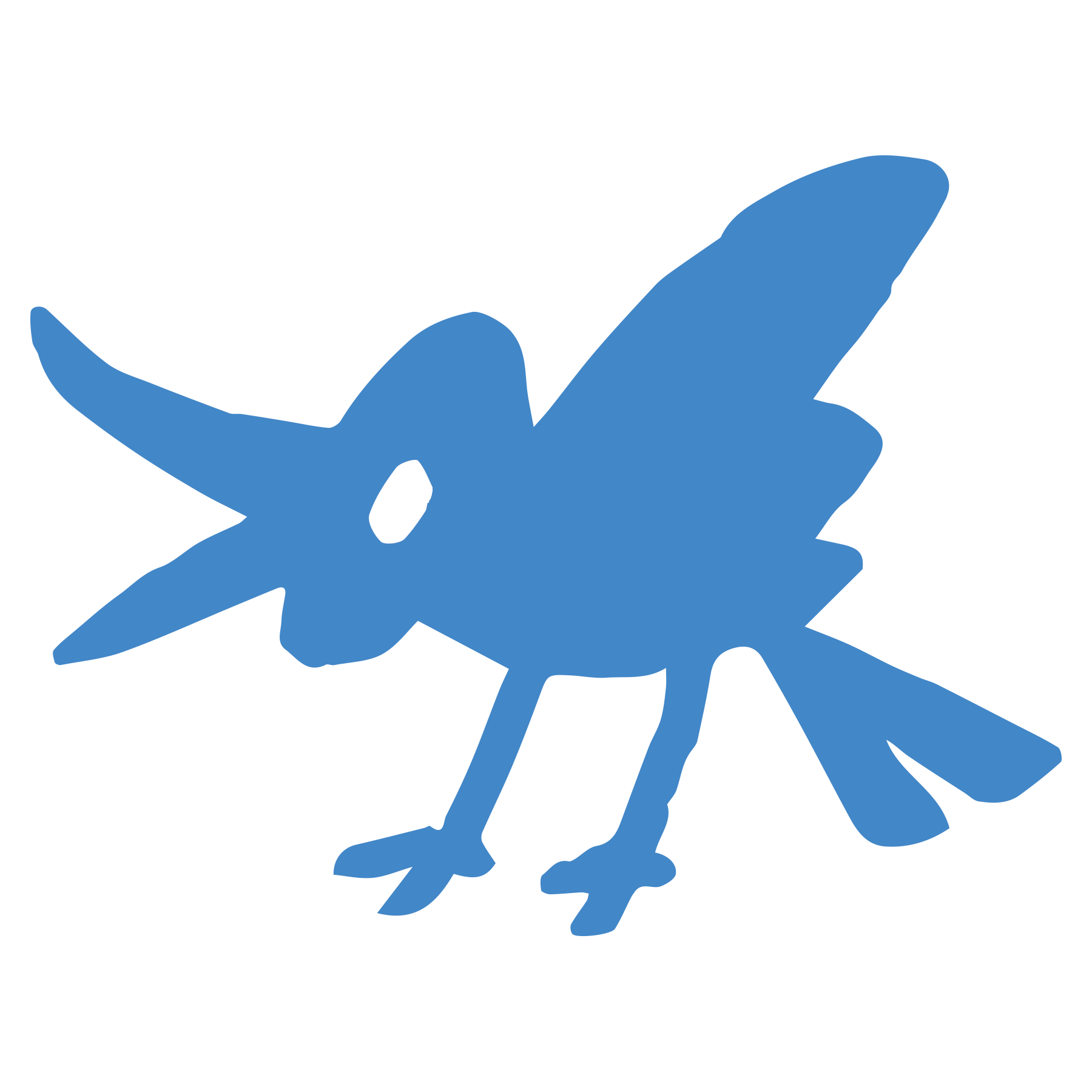 Twitterっぽい青い鳥のイラスト ゆるくてかわいい無料イラスト素材屋