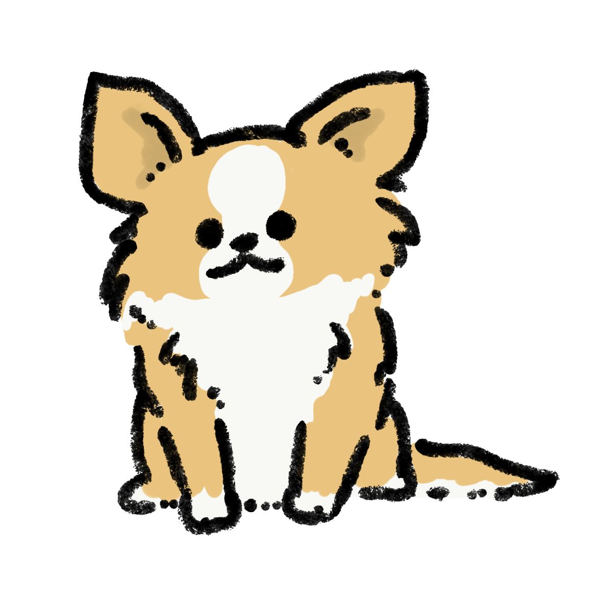 ダウンロード済み 可愛い壁紙 犬 イラスト