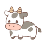 くぅもんせさんが描いた牛