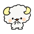 笑顔の羊