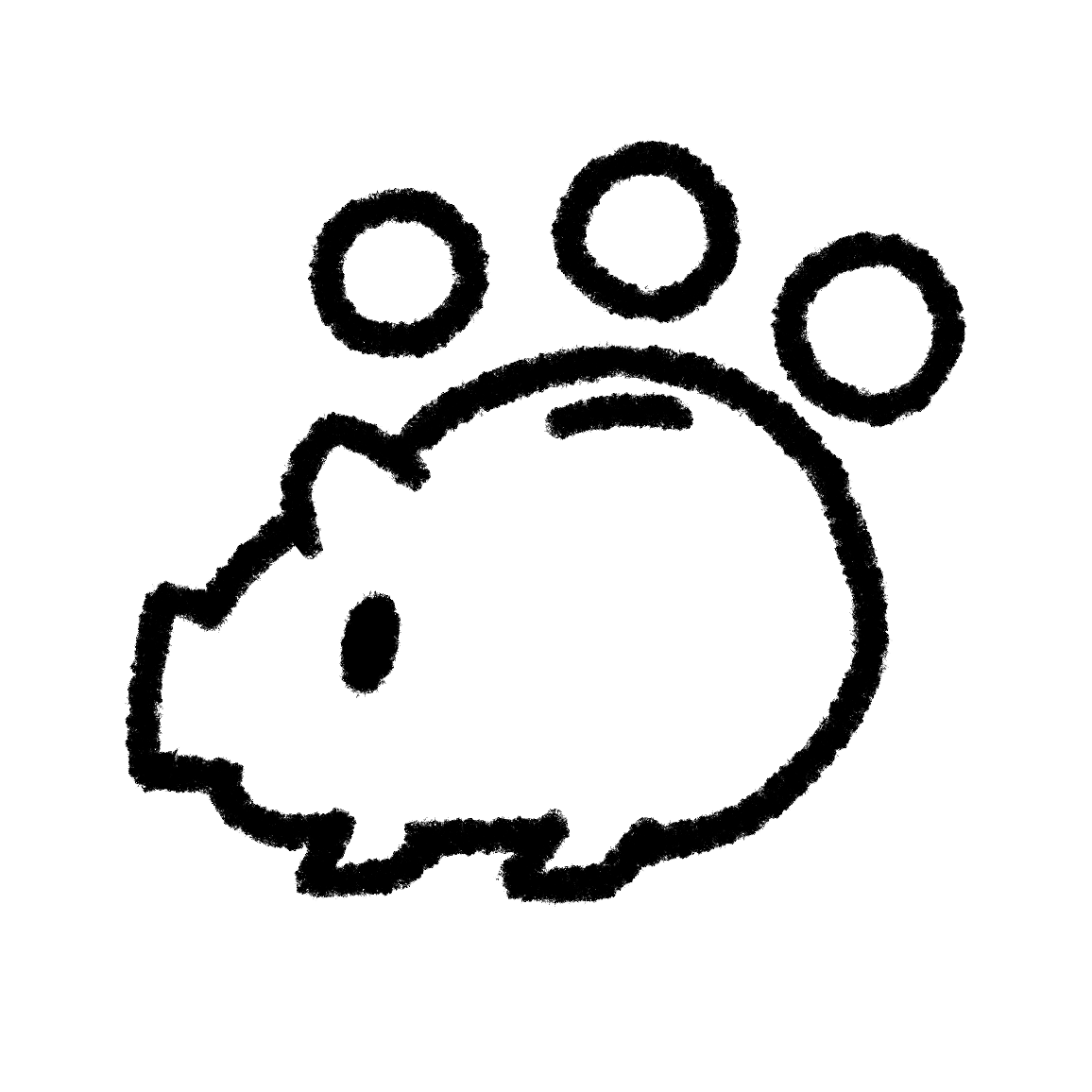 豚の貯金箱のアイコン3
