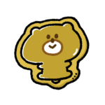 熊のアイシングクッキー